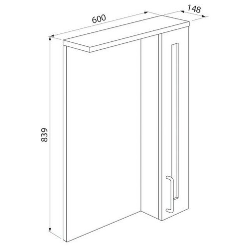 Зеркальный шкаф Iddis Sena SEN6000i99