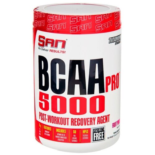 фото Фруктовый пунш san bcaa-pro 5000 aspartame free фруктовый пунш 340 г s.a.n.