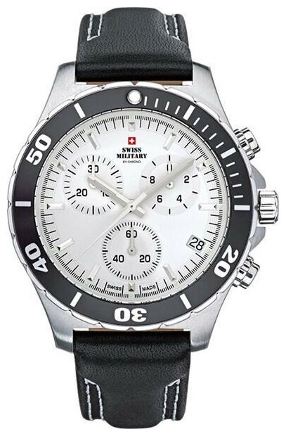 Наручные часы SWISS MILITARY BY CHRONO Часы Swiss Military by Chrono SM34036.06, серебряный