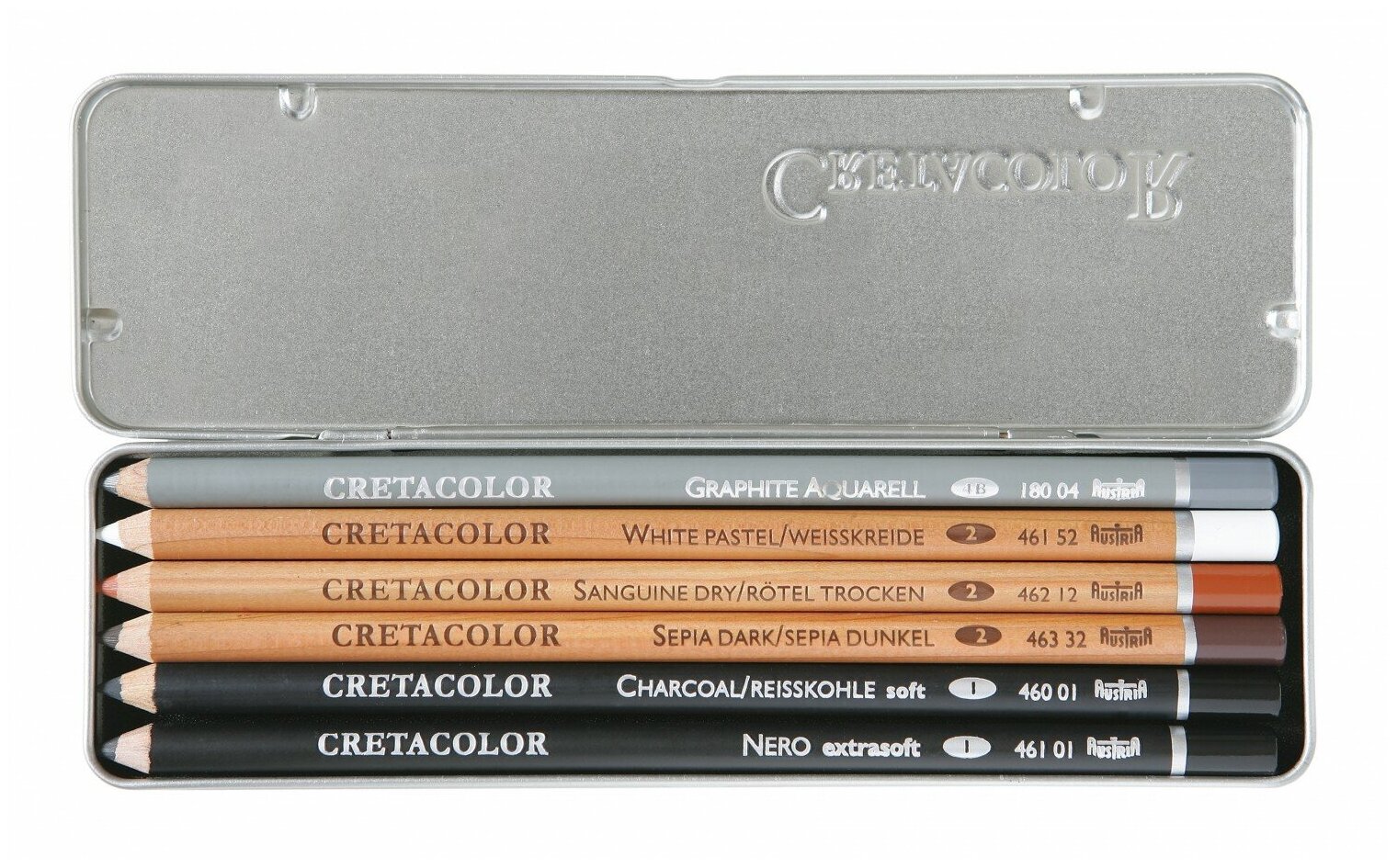 Художественный набор CretacoloR Primo для набросков и эскизов в металлической коробке