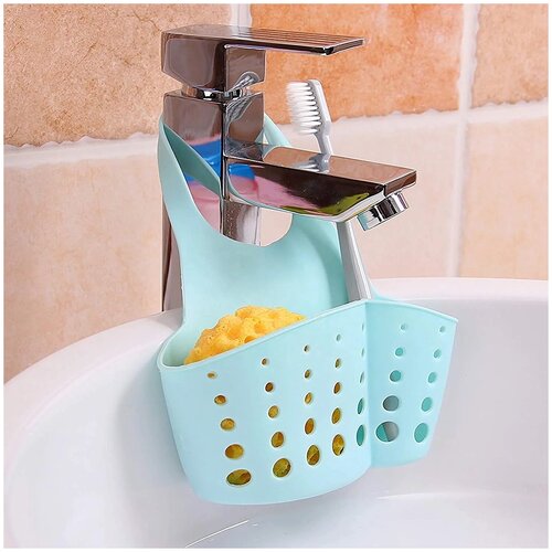 Держатель для губки на мойку, органайзер кухонный на кран