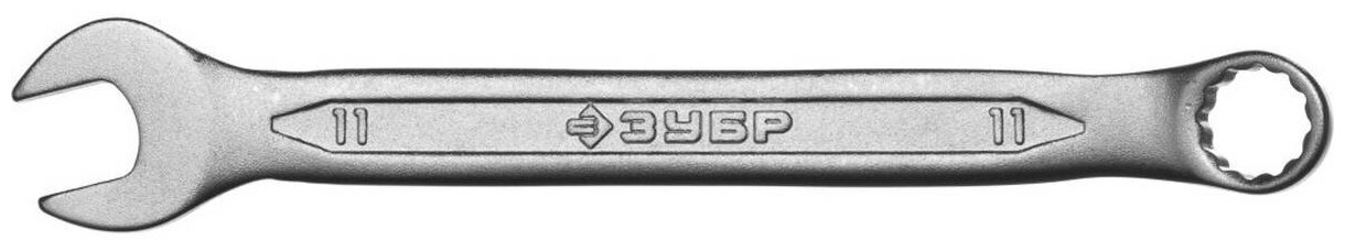 ЗУБР 11 мм, Комбинированный гаечный ключ, Профессионал (27087-11) - фотография № 2