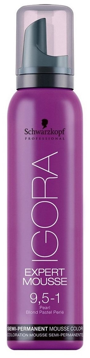 Schwarzkopf Professional Мусс Igora Expert, 9.5-1 pearl, 100 мл