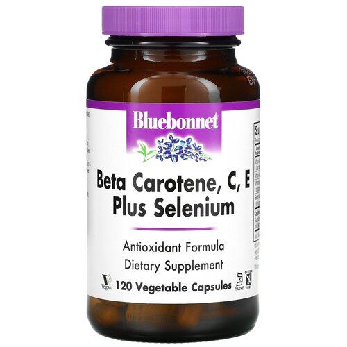Капсулы Bluebonnet Nutrition Beta Carotene, C, E and Selenium, 570 г, 120 шт.