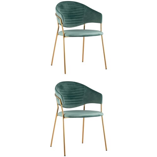 фото Стул эвита, вельвет, мятный(комплект 2 шт) stool group