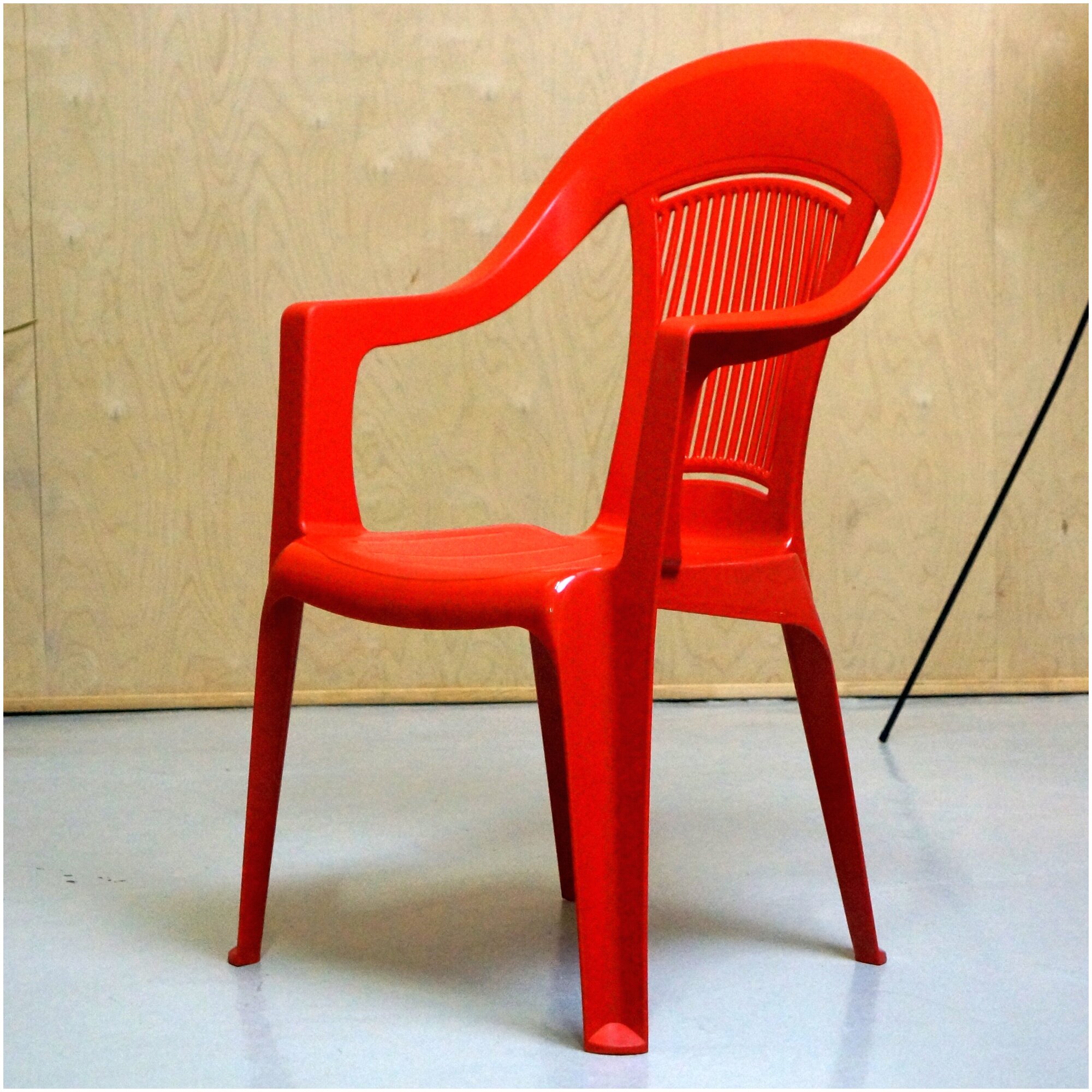 Садовые пластиковые кресла Венеция, Красный, 2 шт - фотография № 4