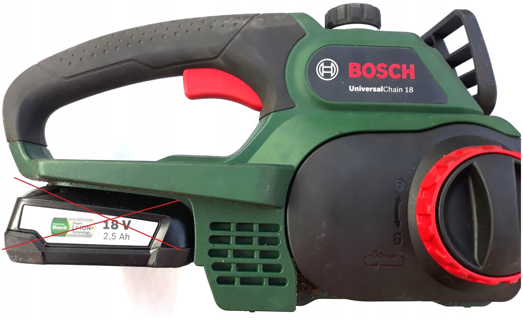 Пила цепная аккумуляторная Bosch - фото №3