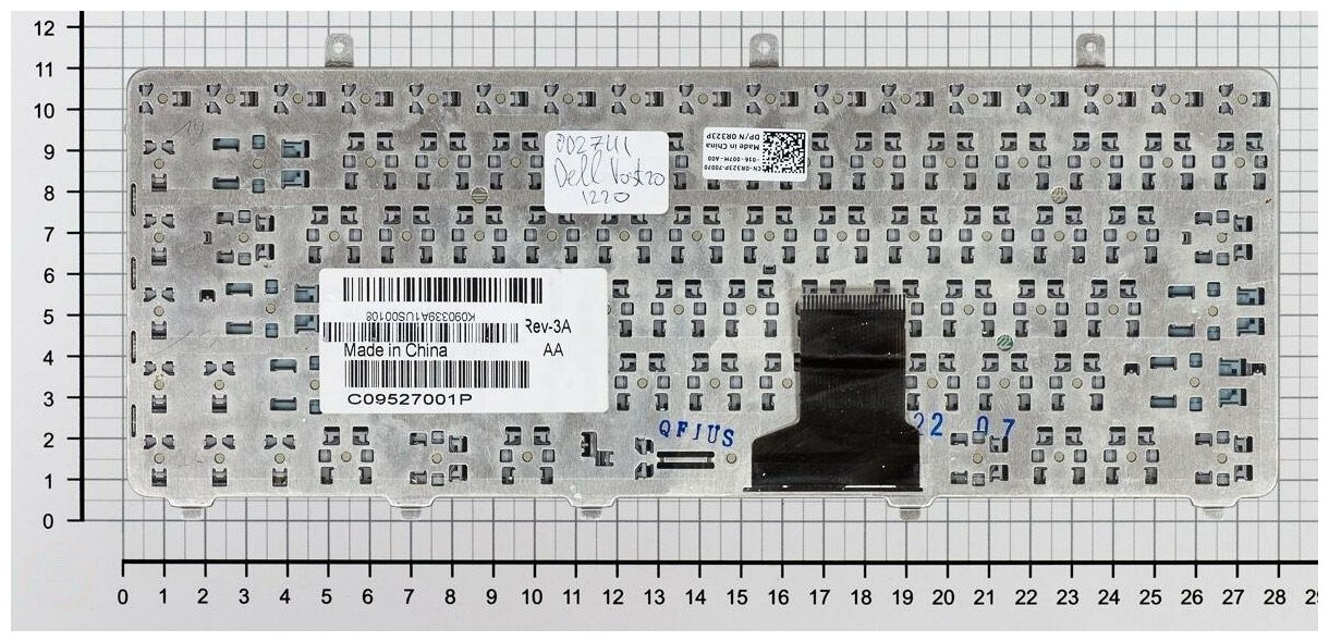 Клавиатура для ноутбука Dell 0R358P черная