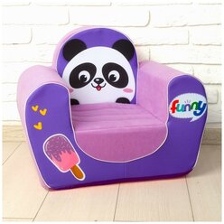Кресло-игрушка ZABIAKA "Панда", мягкое