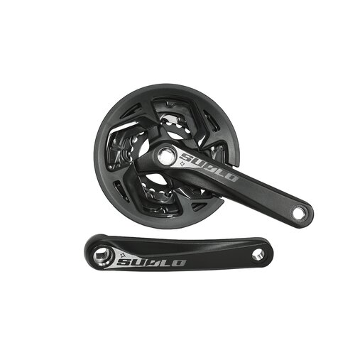 Prowheel SUOLO-901P черный шатуны для велосипеда prowheel desire 621 tt 1 170 мм звёзды 53 39t 11s 10s алюминий