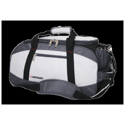 фото Сумка спортивная wenger mini soft duffle, серая, 52х25х30 см