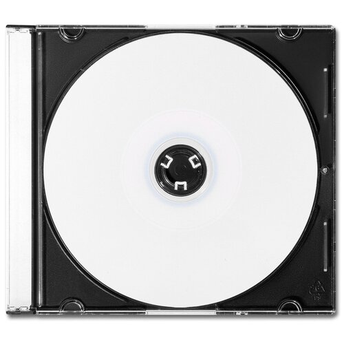 Диск DVD+R 8.5Gb DL 8x CMC Printable, slim box (черный), 1 шт.