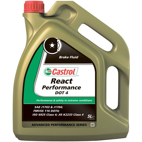 Castrol Жидкость Тормозная Castrol React Performance Dot4 5 л 157F8C