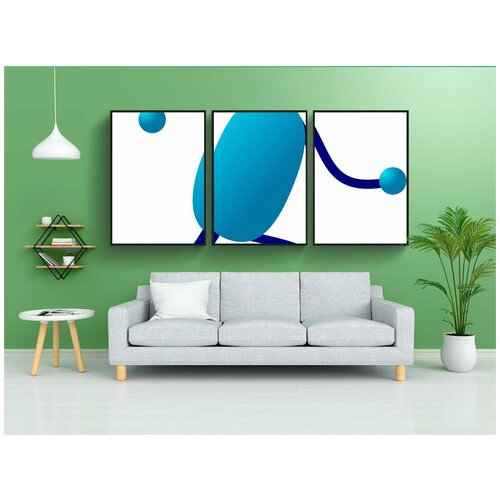 фото Набор модулных постеров для интерьера "крупье, палку фигура, запустить" 60x90 см. в тубусе, без рамки lotsprints