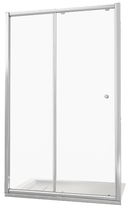 Душевая дверь Good Door Lira WTW -130-C-CH 130 профиль Хром стекло прозрачное