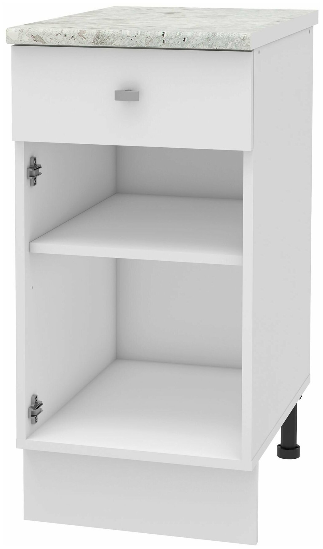 Кухонный модуль напольная тумба Beneli скай, Белый, 40х60х84 см, 1 шт - фотография № 3