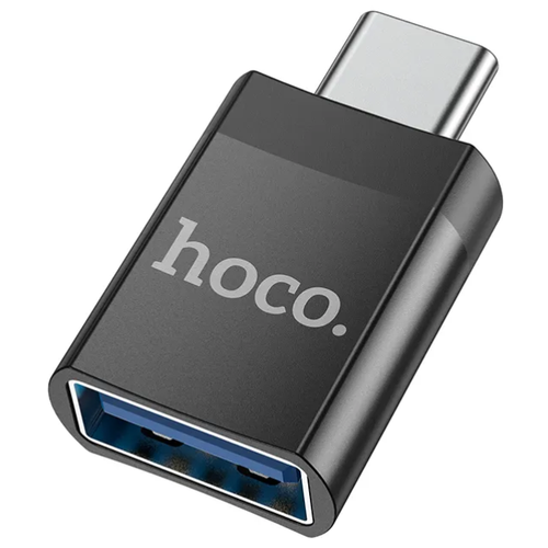 переходник usb наtype c hoco ua17 черный Аксессуар Hoco UA17 USB 3.0 Type-C Black 6931474762016