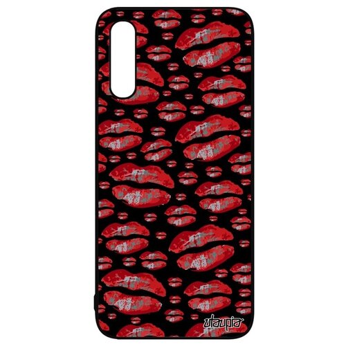 фото Стильный чехол на телефон // galaxy a50 // "губы" гламур впечатление, utaupia, красный