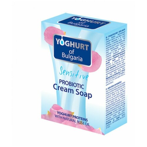 Yoghurt of Bulgaria Женский Sensitive Probiotic Cream Soap Крем-мыло для рук 100г