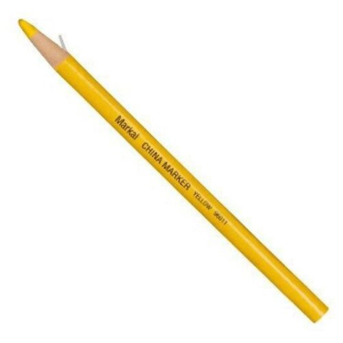Универсальный маркер China Marker, желтый маркер карандаш универсальный markal china marker в бумажной обертке черный