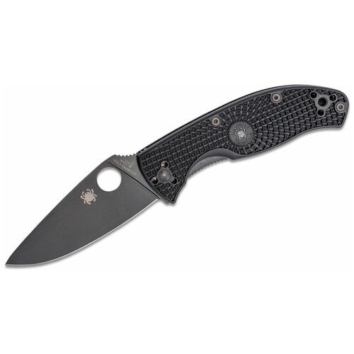 фото Складной нож spyderco c122pbbk, длина лезвия 8.6 см