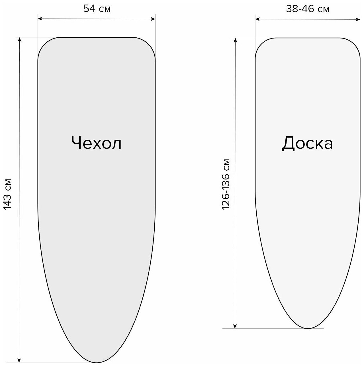 VAL BT-AQ14354-XL Чехол для гладильной доски, большой, 143*54 см, BOTANIC AQUARELLE, шт - фотография № 5