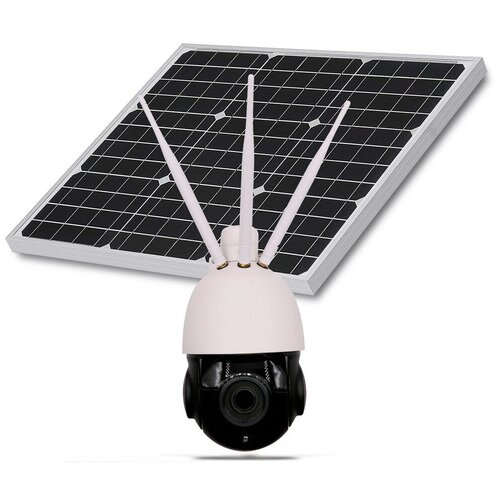 Беспроводная автономная поворотная 4G камера 2Мп с солнечной панелью на 60Вт PST VN-SBH60W20 4863700₽