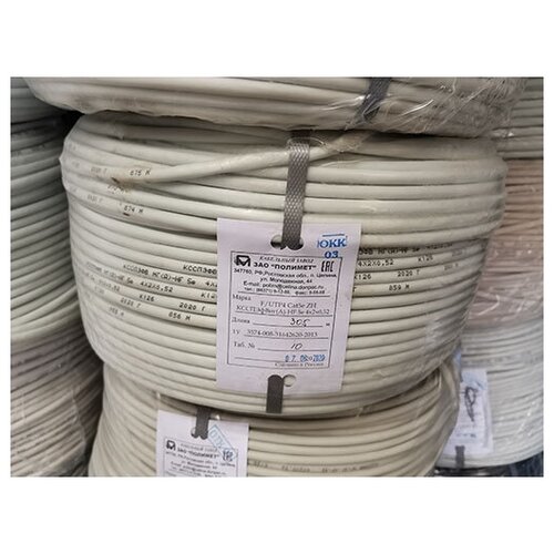 Кабель витая пара полимет F/UTP4 cat5e 4х2х0,52 в экране для внутренней прокладки, медь, 100м