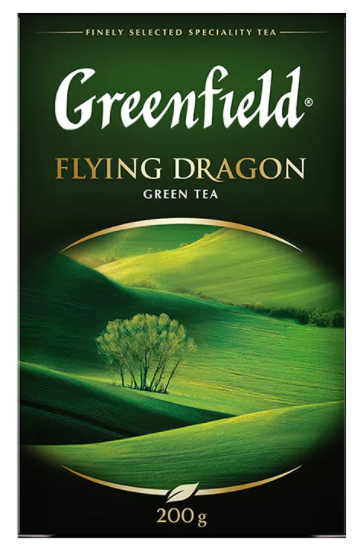 Чай зеленый листовой Greenfield Flying Dragon, 200 г - фотография № 1