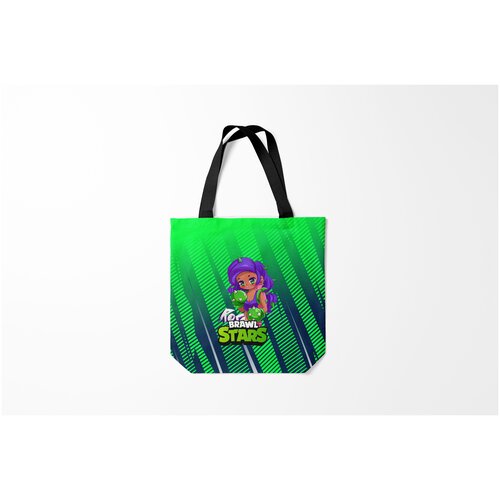 фото Сумка-шоппер / 40х40 см / геймерам / brawl stars rosa burnettie