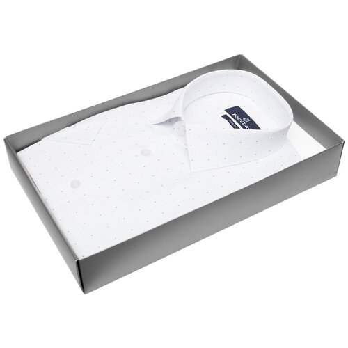 фото Рубашка poggino 7003-59 цвет белый размер 54 ru / xxl (45-46 cm.)