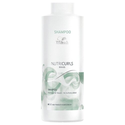 wella professionals nutricurls milky waves молочко спрей для вьющихся волос 150 мл спрей Велла Бессульфатный шампунь для вьющихся волос 1000 мл (Wella Professionals, Nutricurls)