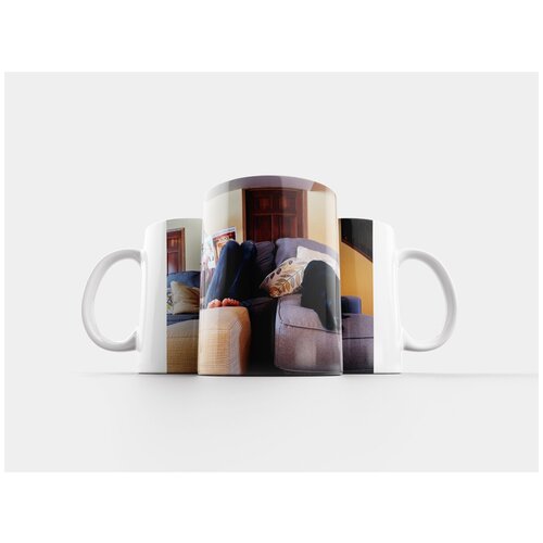 фото Кружка "человек, дом, расслабляться" 320 мл lotsprints