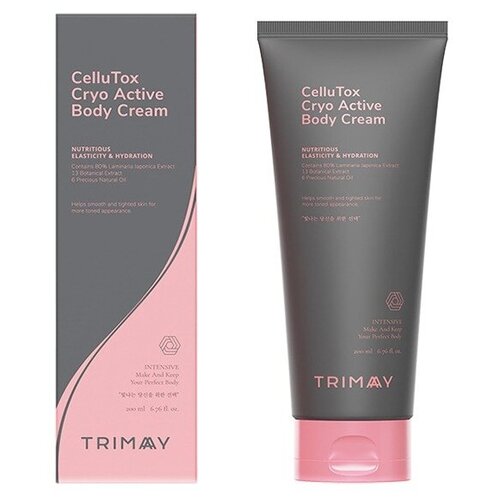 Антицеллюлитный крем на основе ламинарии TRIMAY Cellu Tox Cryo Active Body Cream, 200мл антицеллюлитный крем trimay cellu tox cryo active body cream 200 мл