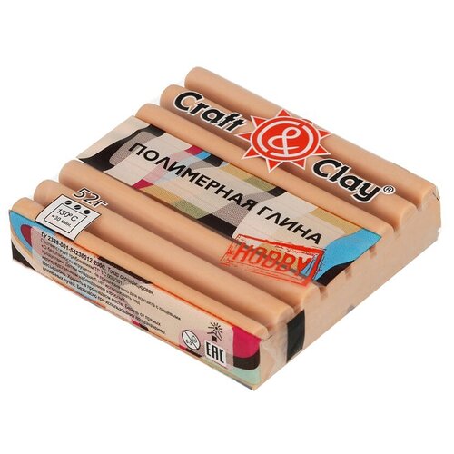 Глина полимерная Craft &Clay 52г топленое молоко 1056