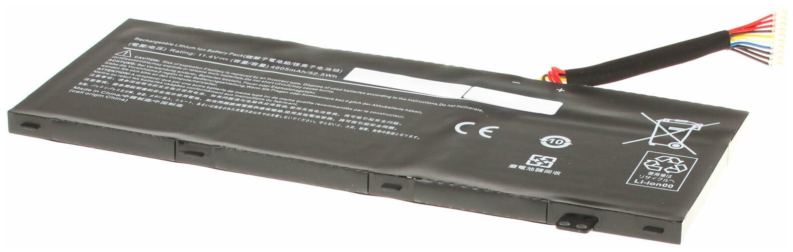 Аккумуляторная батарея iBatt iB-U2-A912 4600mAh для Acer ASPIRE VN7-571G-51PS, Aspire VN7-791G-536J, Aspire VN7-592G-77A6, Aspire VN7-591G-73VN, ASPIRE VN7-572G, Aspire V Nitro VN7-571G, Aspire VN7-791G-71H2,