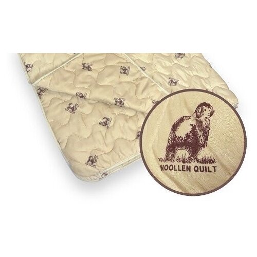 Одеяло стеганое ПЭ Овечка напол 150 гр.175*200 (МарТекс)