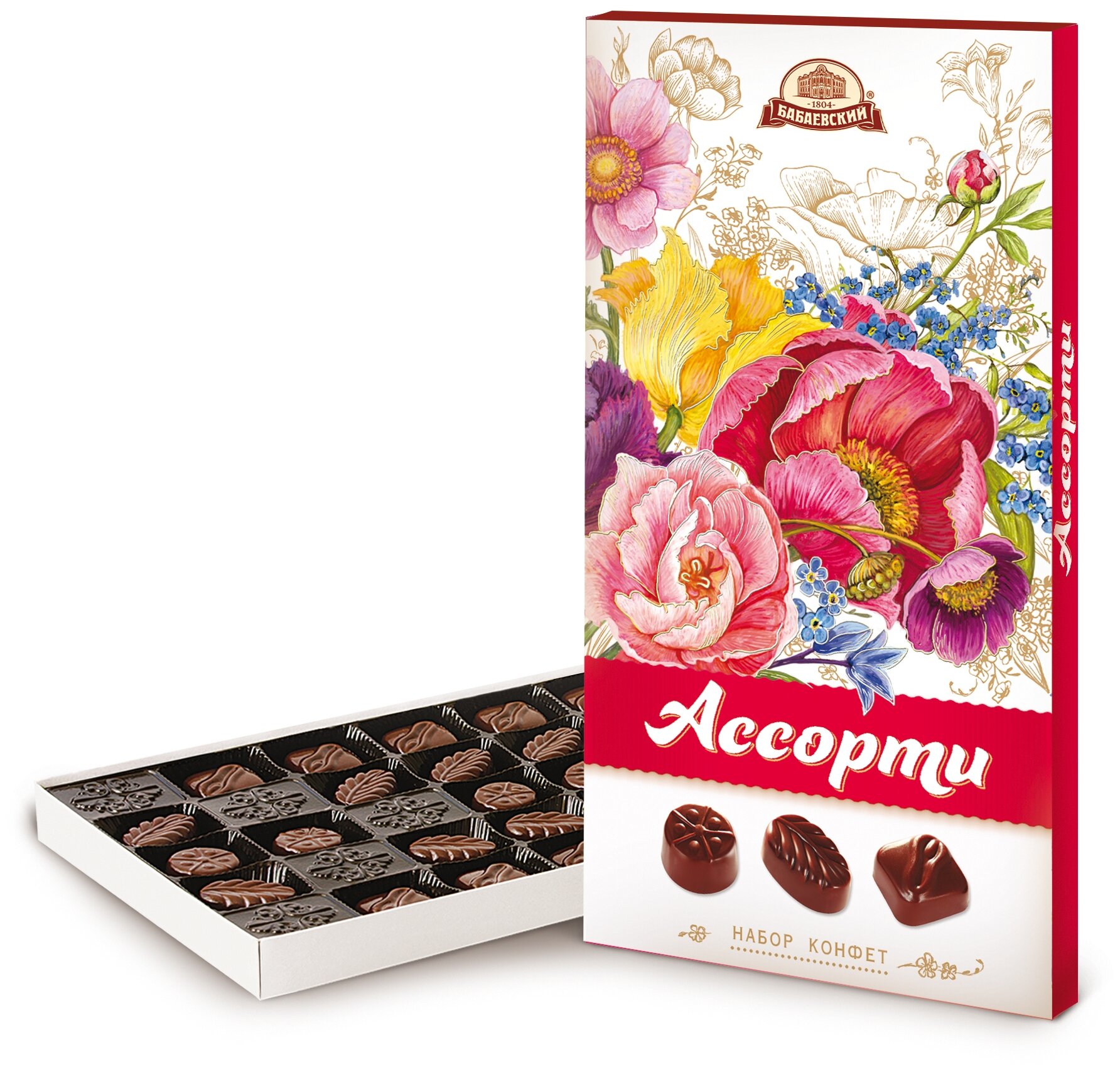 Набор шоколадных конфет Бабаевский "Ассорти. Букеты", 300г - фотография № 2