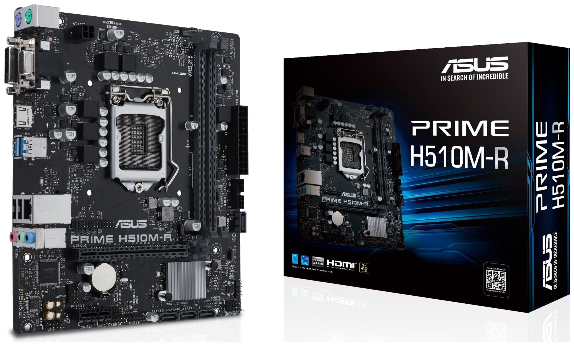 Материнская плата ASUS Prime H510M-R-SI