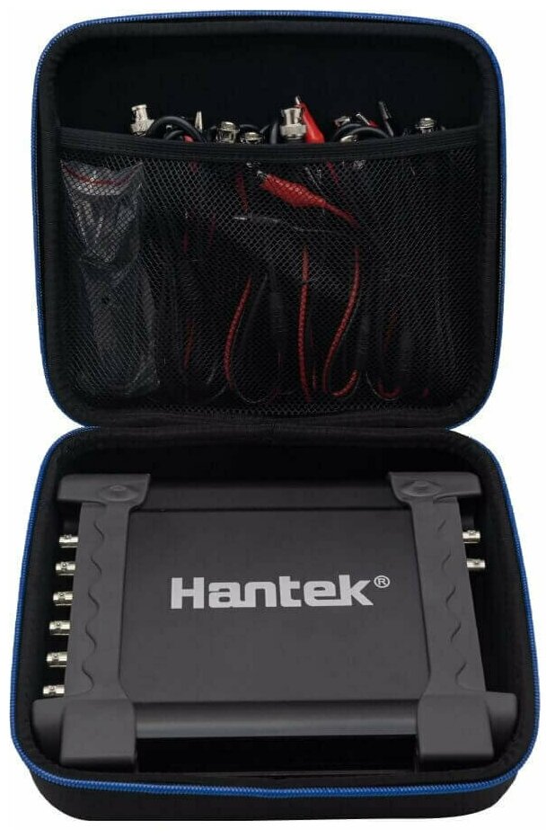 Изображение USB осциллограф Hantek 1008C (8 каналов, 12бит разрешение, 2,4 МГц)