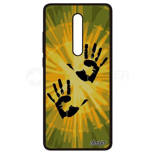фото Чехол на мобильный // xiaomi redmi k20 // "отпечаток ладони" радуга rasta, utaupia, желтый