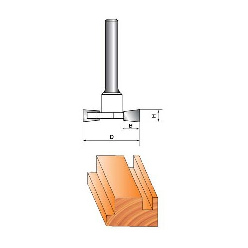 Фреза Globus 1008 h12 кромочная фальцевая