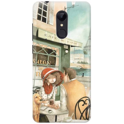 фото Re:pa накладка transparent для xiaomi redmi 5 с принтом "sweet paris"