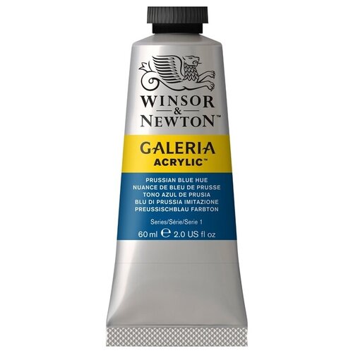 Краска акриловая художественная Winsor&Newton Galeria, 60 мл, туба, синий Прусский (2120541)