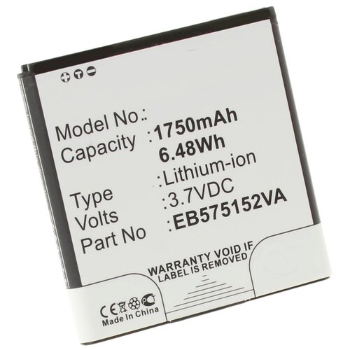 Аккумуляторная батарея iBatt iB-T1-M323 1750mAh для телефонов NTT DoCoMo Galaxy S, для Galaxy A, Galaxy S, Galaxy S Plus, GT-I9003, GT-i9000, GT-i9001 Galaxy S Plus, GT-i9000 Galaxy S, Galaxy S 4G, GT-E2121, SGH-i897,