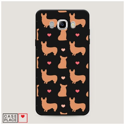 фото Чехол силиконовый матовый samsung galaxy j7 2016 любовь к корги case place