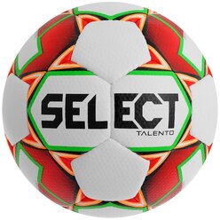 SELECT Мяч футбольный SELECT Talento, размер 5, PU, ручная сшивка, 32 панели, 4 подслоя, 390-410 г, 811008-103