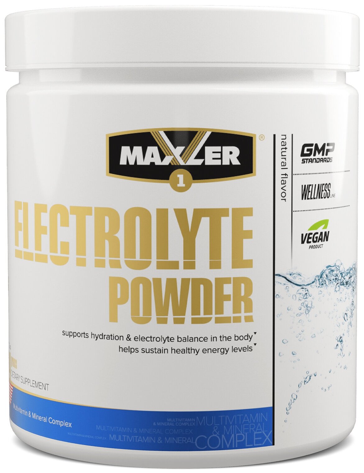 Электролит Maxler Electrolyte Powder 204гр. Натуральный