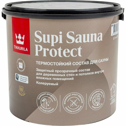 Защитный состав для саун Tikkurila supi sauna protect