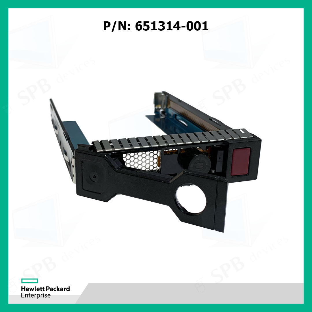 Салазки для жестких дисков HP Gen8 , Gen9, Gen10 серверов 3.5 дюймов SATA SAS Hard Drive Tray Caddy , 651314-001, 651320-001